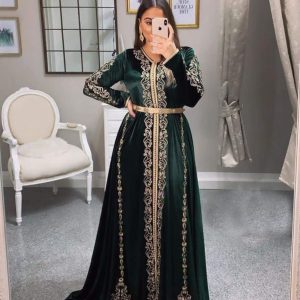 Caftan MariageRobe Vert