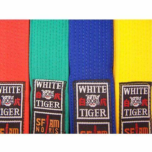 Ceinture Arts Martiaux White Tiger Noris – Coton 100% Résistant – Image 2