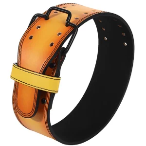 Ceinture haltérophilie jaune