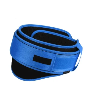 Ceinture muscu nylon Bleu