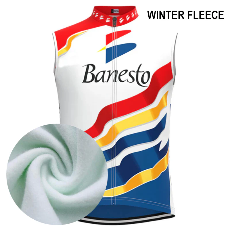 Coupe-Vent Cyclisme Sans Manches HIVER BANESTO – Image 2