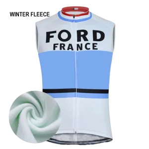 Coupe-Vent Cyclisme Sans Manches HIVER FORD FRANCE