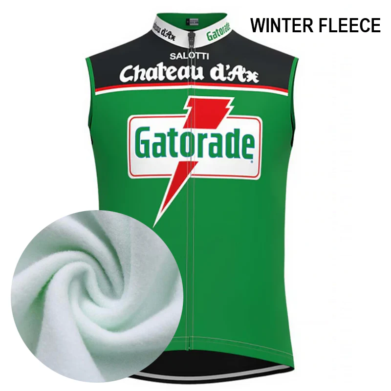 Coupe-Vent Cyclisme Sans Manches HIVER GATORADE – Image 2