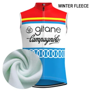 Coupe-Vent Cyclisme Sans Manches HIVER GITANE
