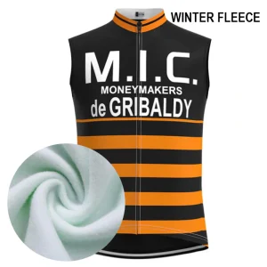 Coupe-Vent Cyclisme Sans Manches HIVER MIC DE GRIBALDY
