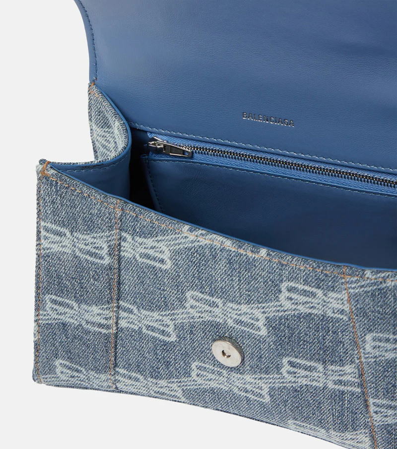Balenciaga Hourglass BB Blue Denim – Image 5