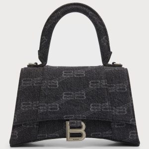 Balenciaga Hourglass BB Black Denim