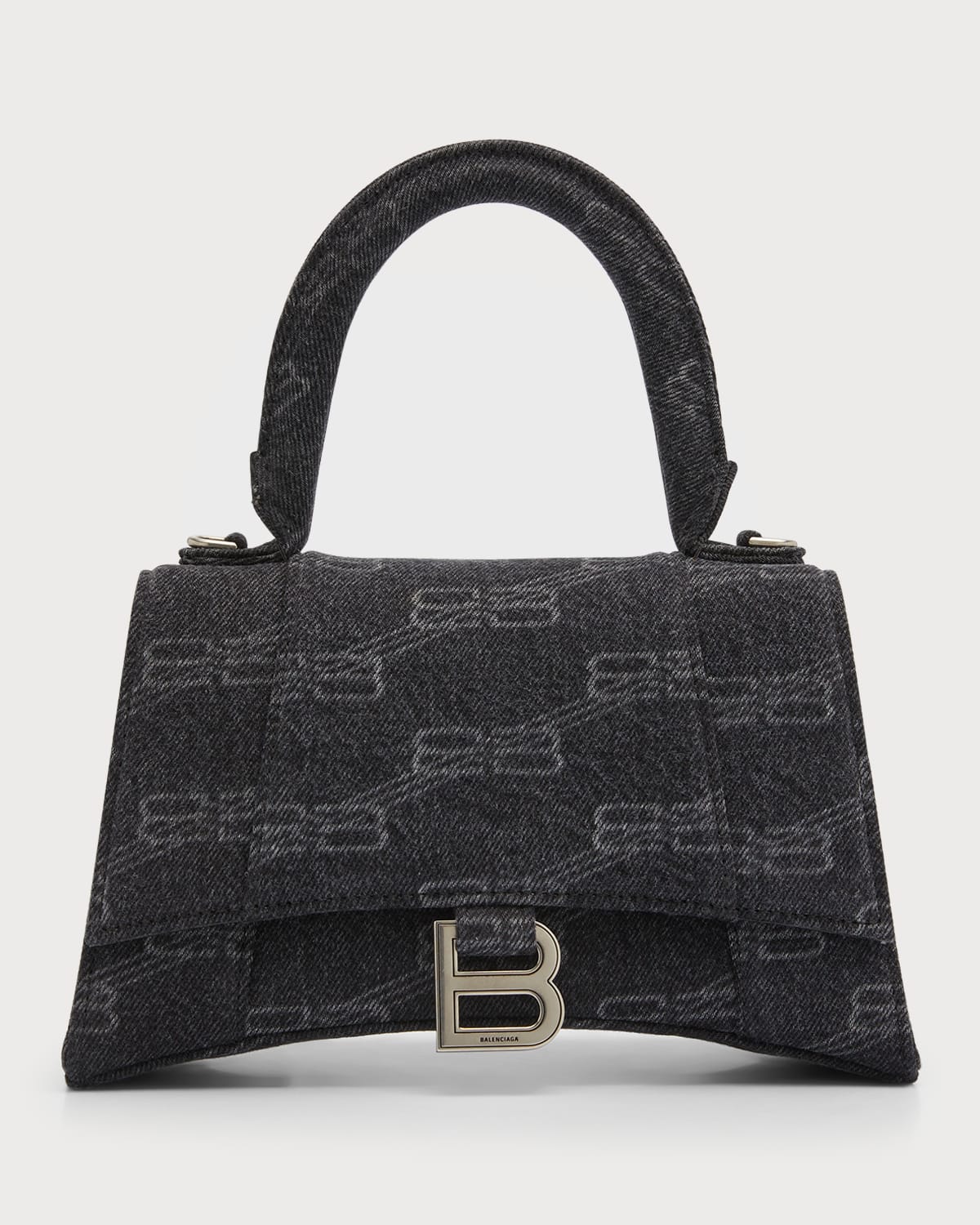 Balenciaga Hourglass BB Black Denim