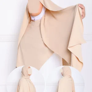 Khimar Hijab 2 en 1 inspiration malaisienne