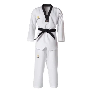 Dobok de Taekwondo Kwon Fightlite - Col noir - 1038