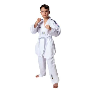 Dobok enfant Kwon Club Line Blue Tiger + Ceinture