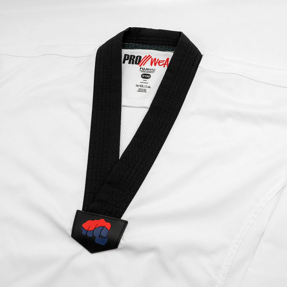 Dobok de Taekwondo FUJIMAE ProWear WT Col Noir - 10232 – Image 5