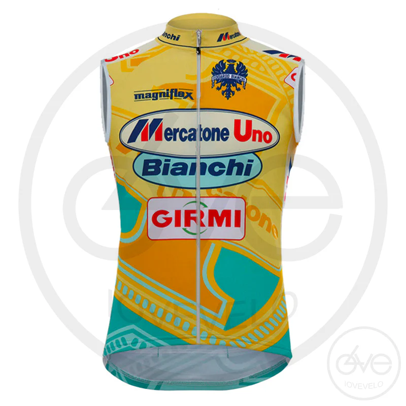 Coupe-Vent Cyclisme Sans Manches ETÉ MERCATONE UNO 98