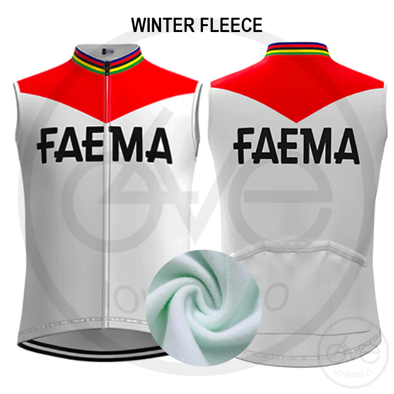 Coupe-Vent Cyclisme Sans Manches HIVER FAEMA – Image 2