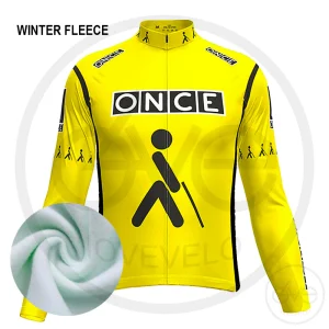 Maillot Hiver Vintage ONCE JAUNE