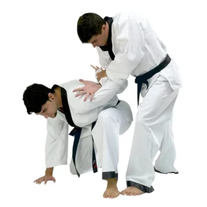 FUJIMAE - Dobok Hapkido Expert - Blanc Col Noir - 10272