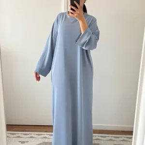 Abaya Classique Anti crise en soie de médine