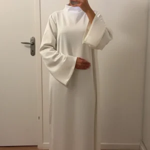 Robe longue col haut pour grande