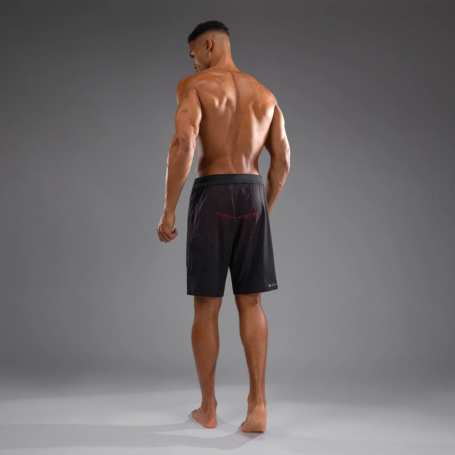 Fightshort Venum G-Fit Air - Noir/Rouge – Image 3