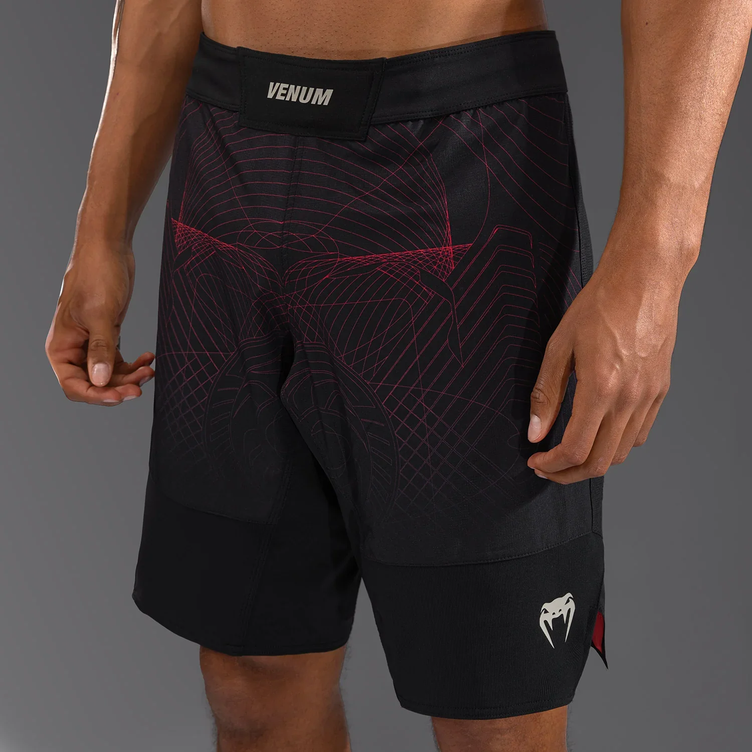 Fightshort Venum G-Fit Air - Noir/Rouge – Image 6