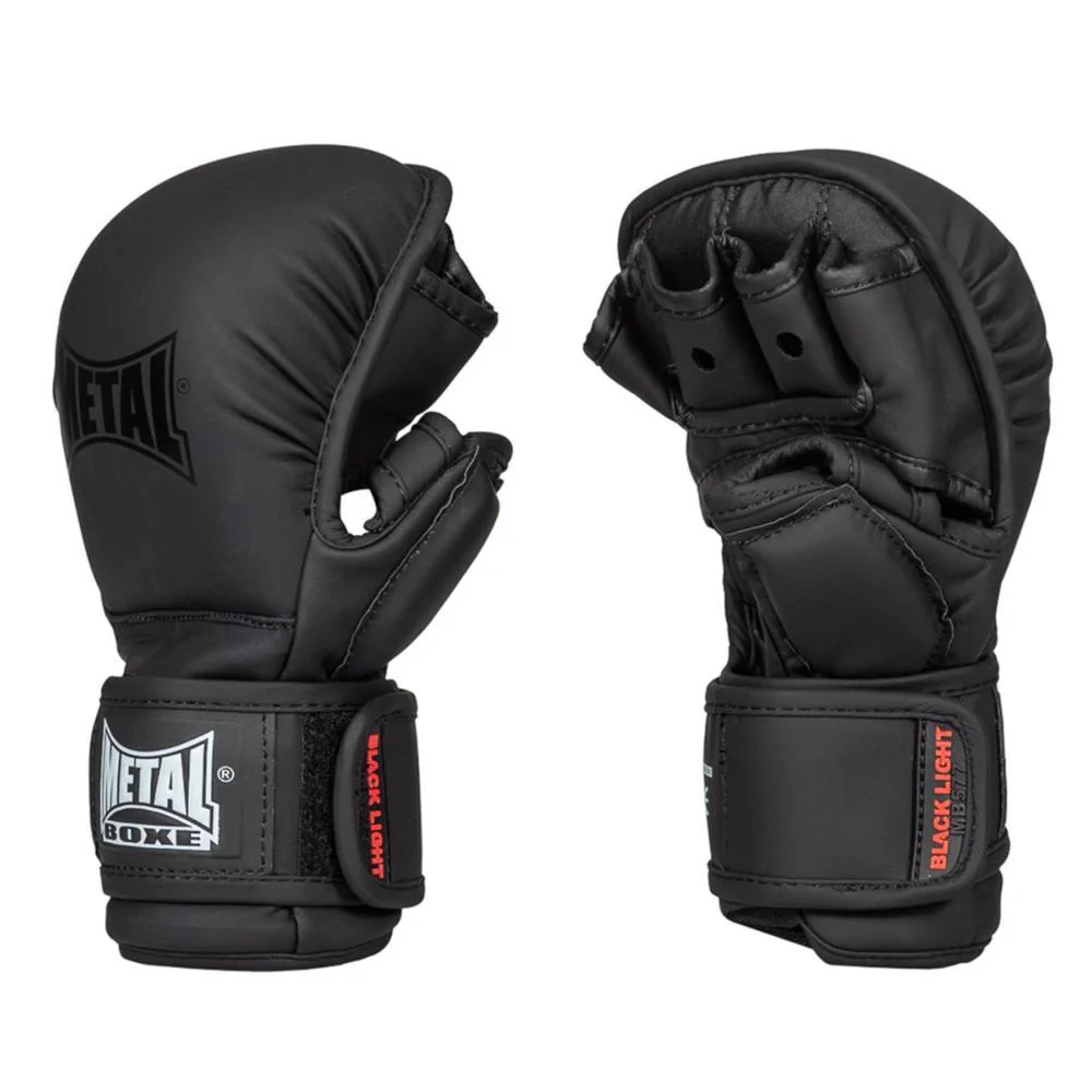 Gants de MMA Sparring Metal Boxe Black Light - MBGAN577