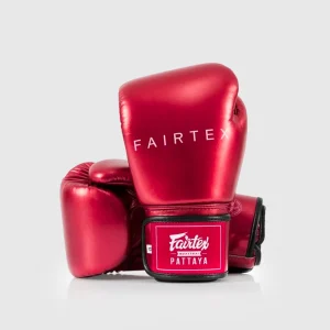 Gants de Boxe Fairtex Metallic Rouge