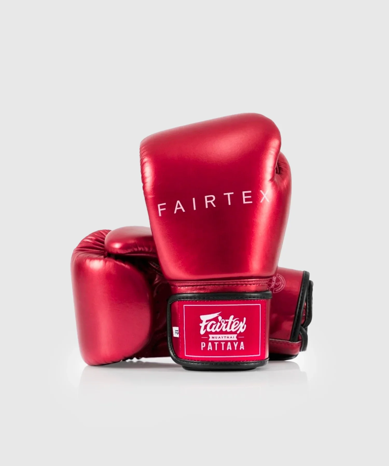Gants de Boxe Fairtex Metallic Rouge – Image 2