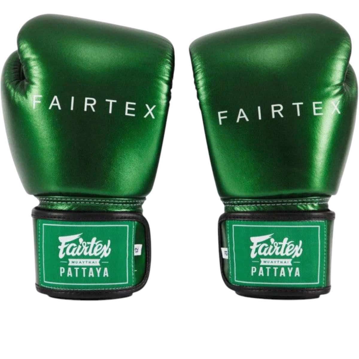 Gants de Boxe Fairtex Metallic Vert V22 – Image 5