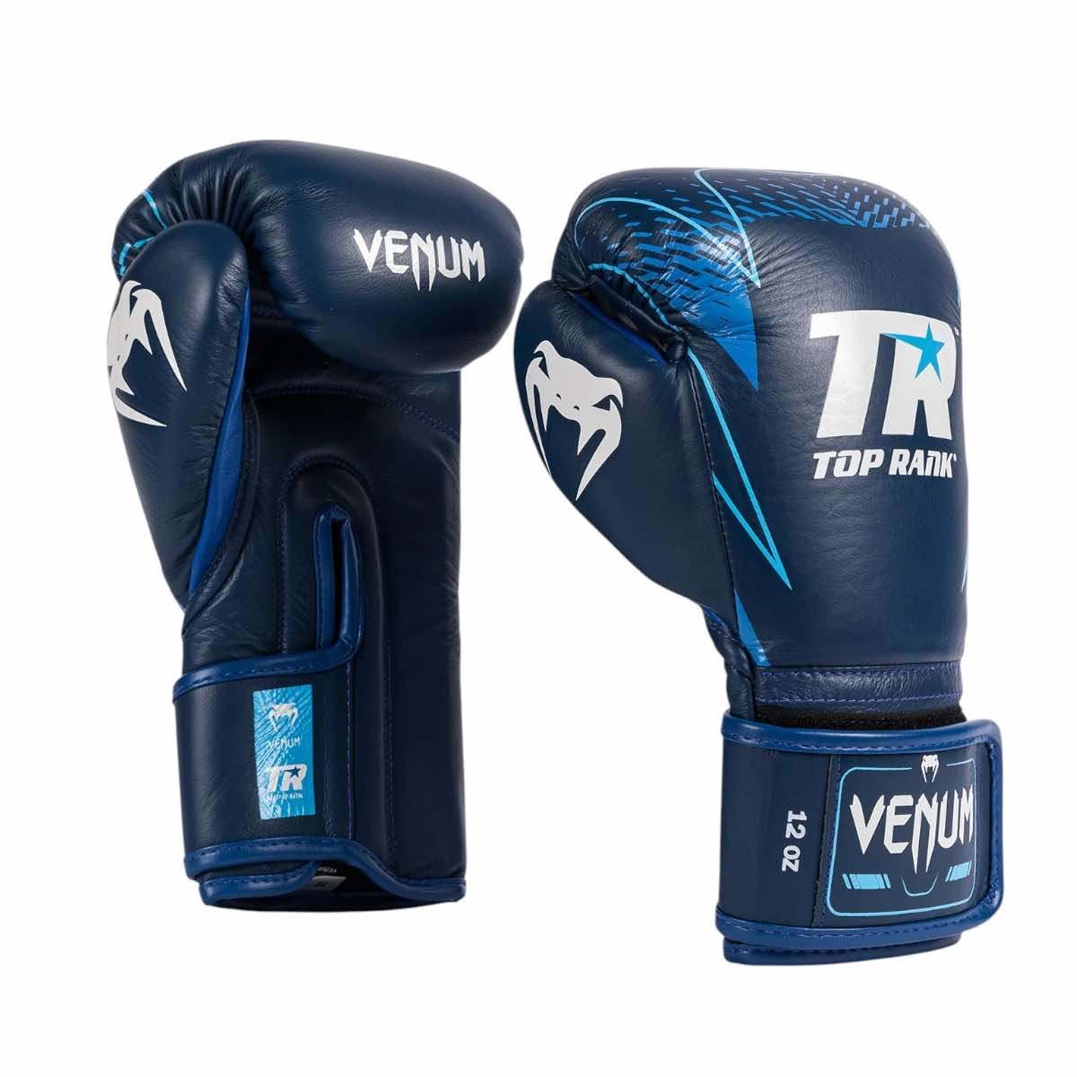 Gants de Boxe Pro Venum x Top Rank Original Hammer – Bleu – Image 3