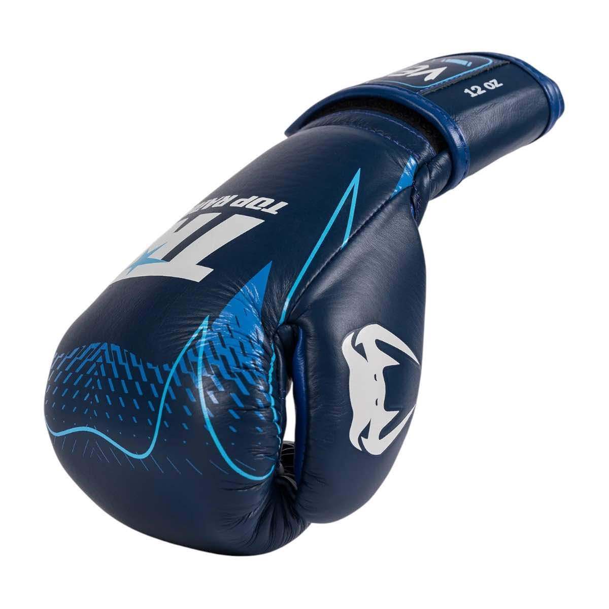 Gants de Boxe Pro Venum x Top Rank Original Hammer – Bleu – Image 4