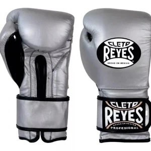 Gants de Boxe Sparring Pro Cuir Reyes Redesign - Argent