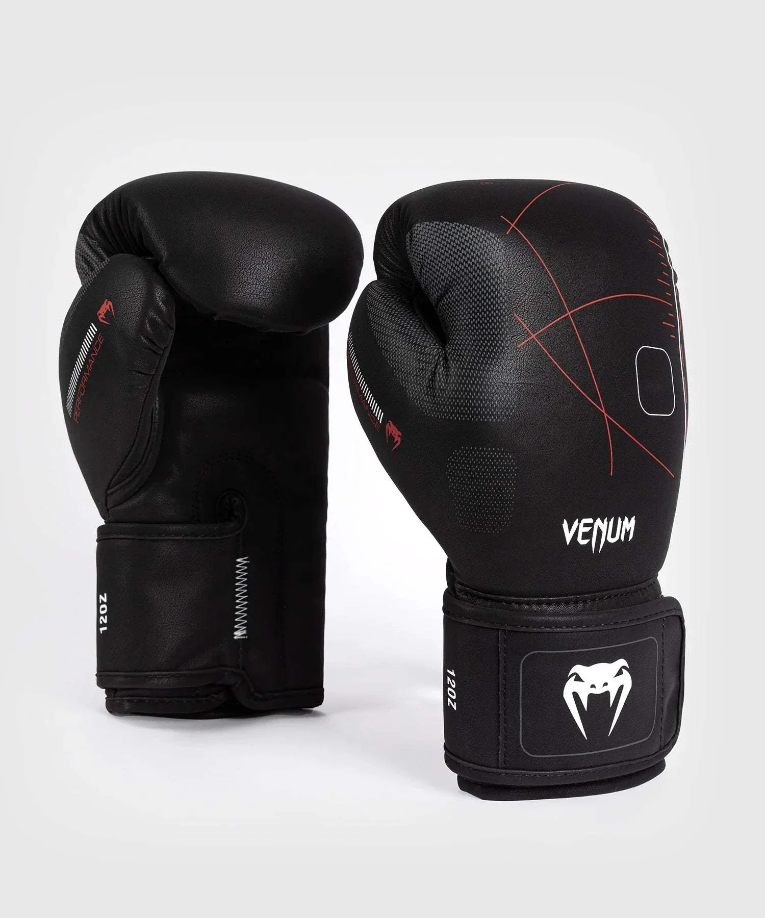 Gants de Boxe Tactical XT Venum Noir/Rouge Feu