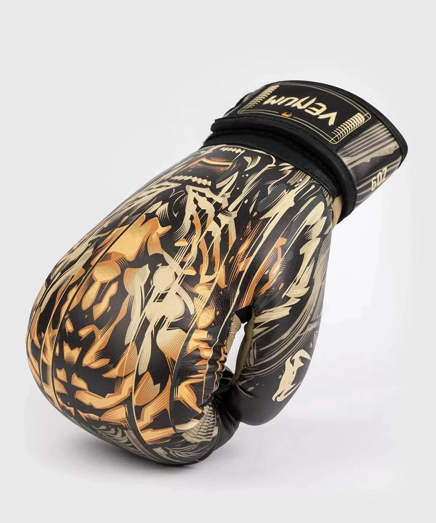 Gants de Boxe Venum Tiger pour Enfants - Noir/Orange Néon – Image 4
