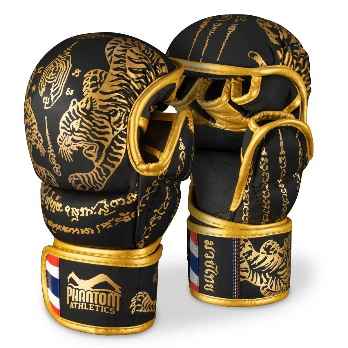 Gants de MMA Muay Thai - Phantom Athletics - Noir/Or – Image 2