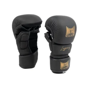 Gants de Sparring MMA LEGACY - Metal Boxe - Noir/Or