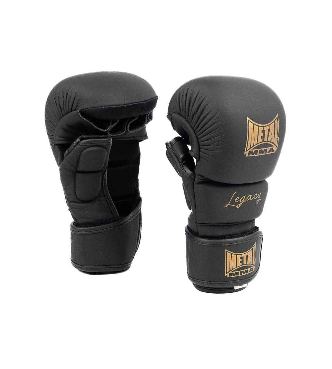 Gants de Sparring MMA LEGACY - Metal Boxe - Noir/Or – Image 2