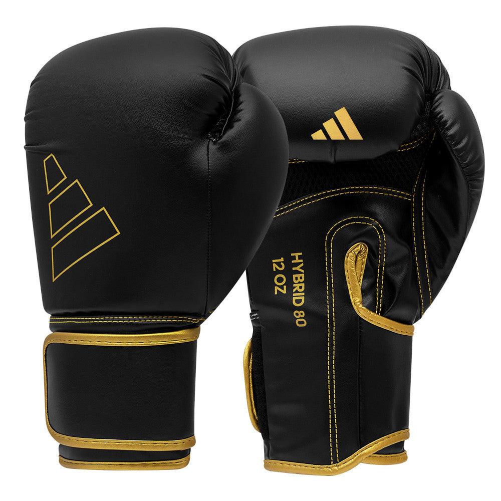 Gants de boxe Adidas Hybrid 80 - Noir/Or – Image 2
