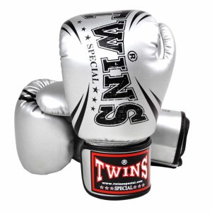 Gants de Boxe Twins TW6 Skintex Metal Velcro