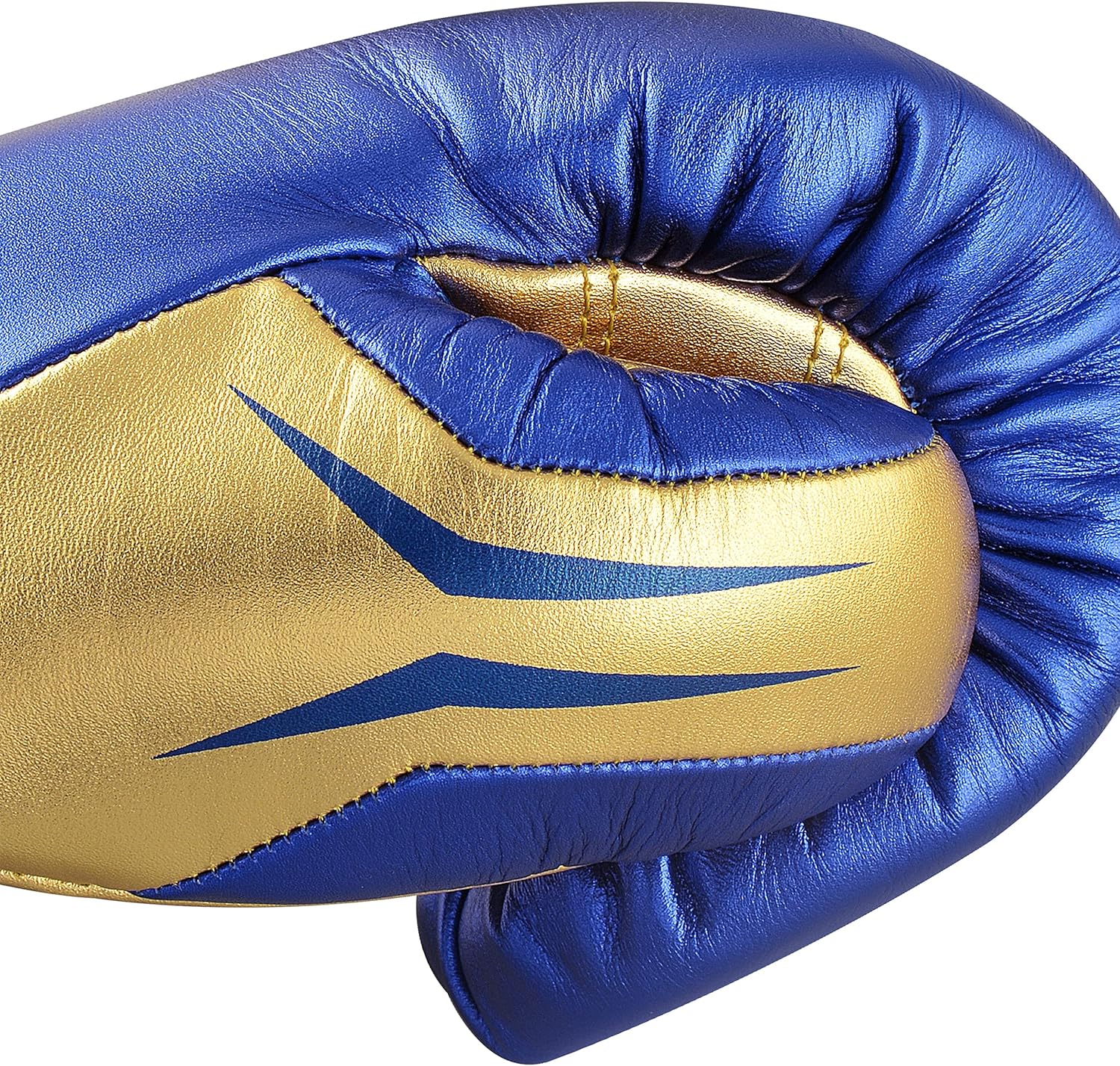 Gants de boxe à lacets Adidas Speed Tilt 750 - Bleu/Or – Image 4