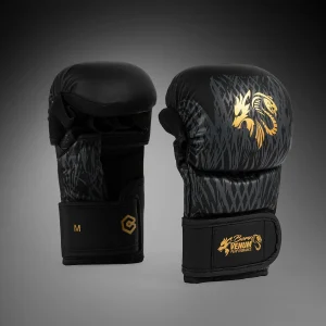 Gants de Sparring MMA Venum x Chimaev Wild Borz – Noir/Or