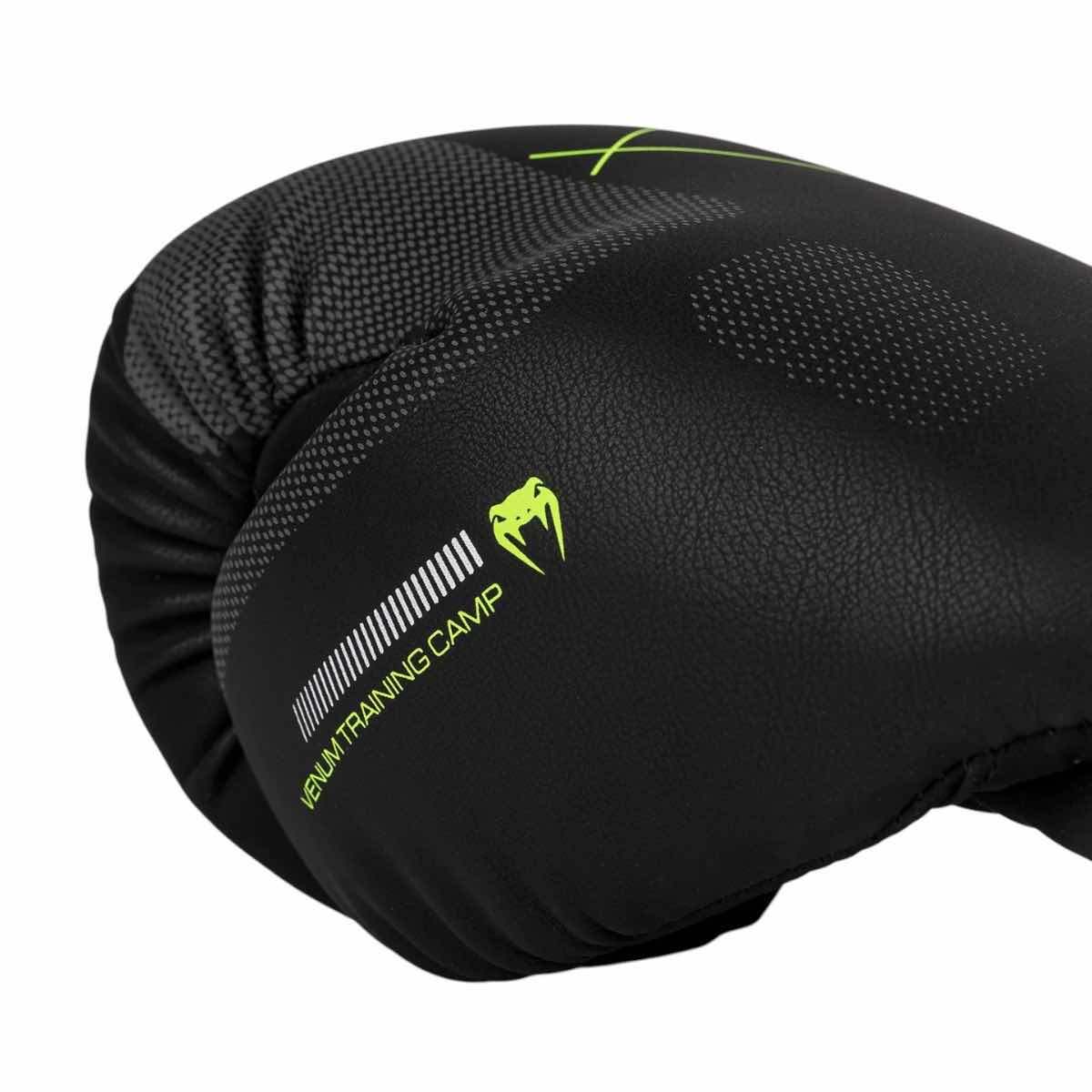 Gants de boxe Venum Training Camp 4.0 - Noir/Vert Néon – Image 6