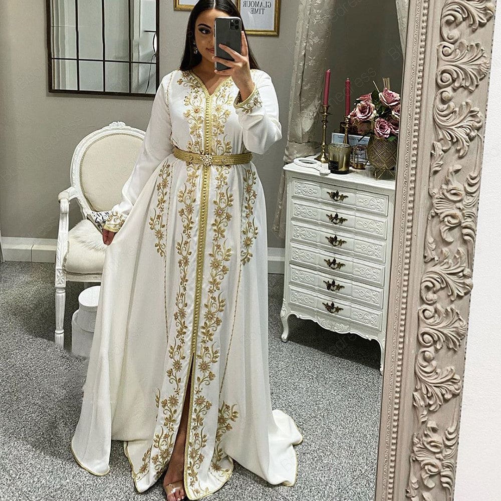 Caftan MariageMarocain Blanc