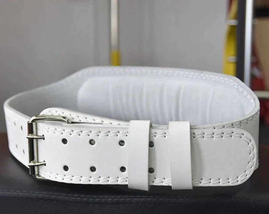 Ceinture de musculation blanc