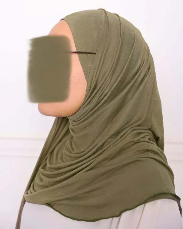 Hijab en Jersey pour lunette ou écouteurs – Image 3