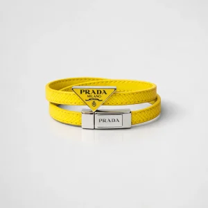 Prada Bracelet Double Jaune