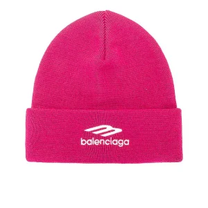 Balenciaga Beanie Icon Pink/White