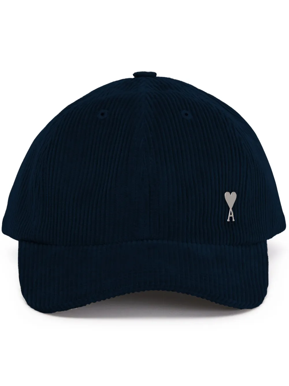 AMI Paris Casquette Navy Velours – Image 2