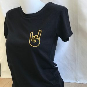 T-shirt Hell Yeah pailleté