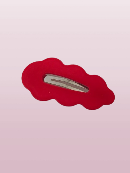 Barrette nuage rouge – Image 4