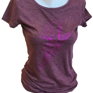 T-shirt éclair fushia